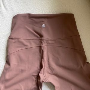 Lululemon 3/4 length leggings (spiced chai color)